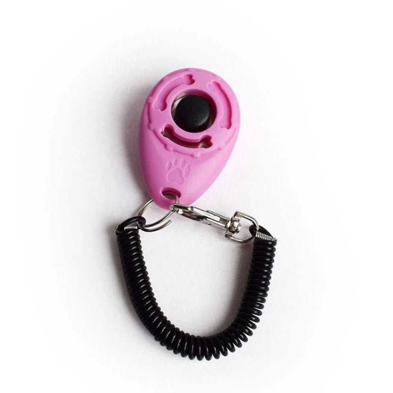 Dog & Cat Training Clicker with Wrist Strap – Pet Behavior Training Tool