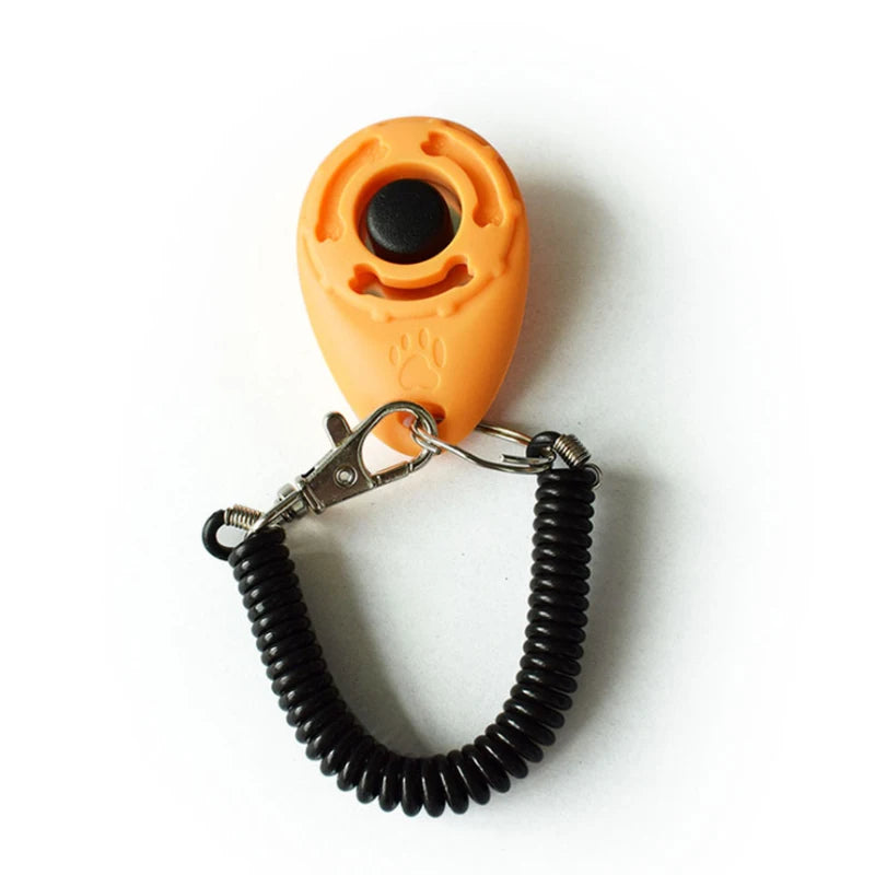 Dog & Cat Training Clicker with Wrist Strap – Pet Behavior Training Tool