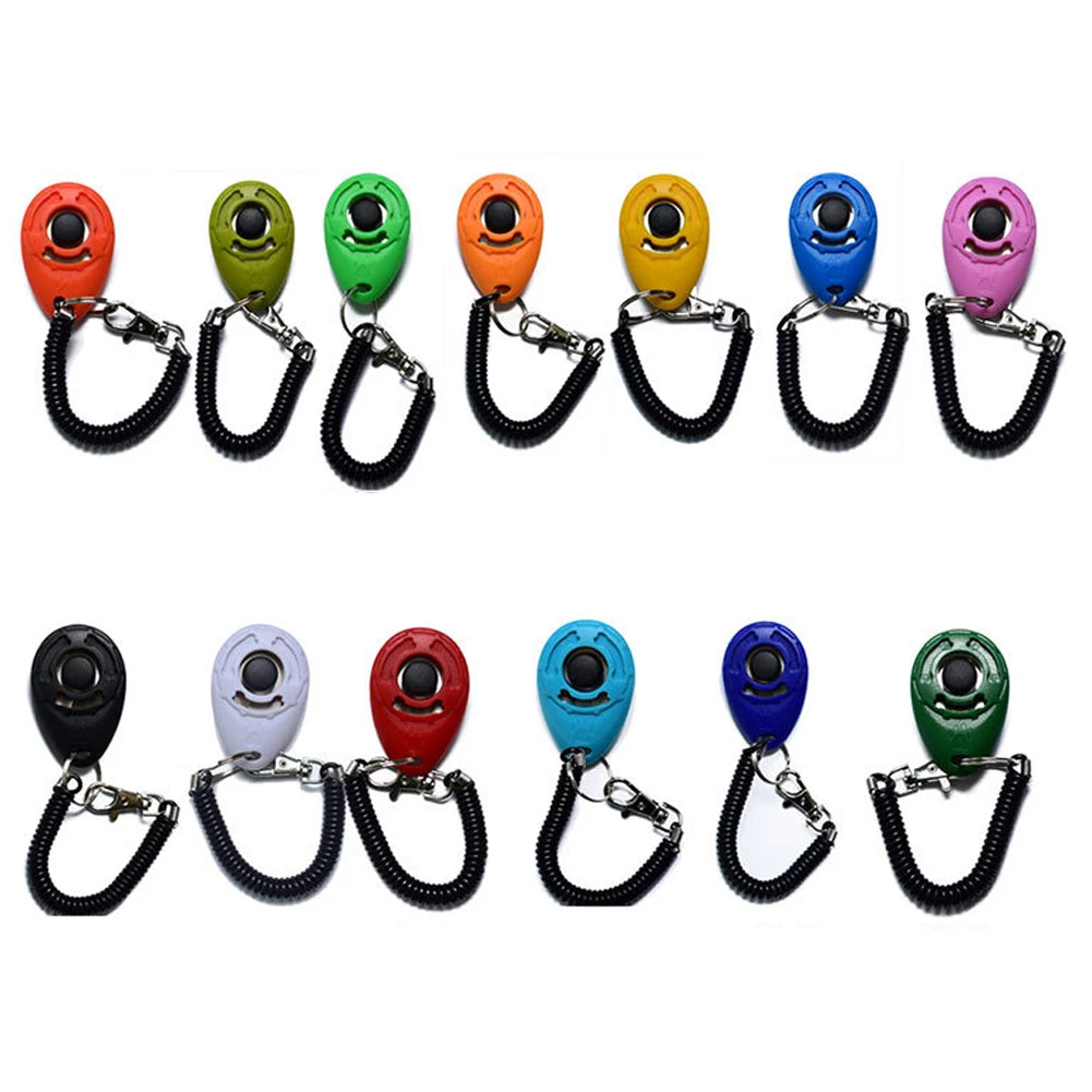 Dog & Cat Training Clicker with Wrist Strap – Pet Behavior Training Tool