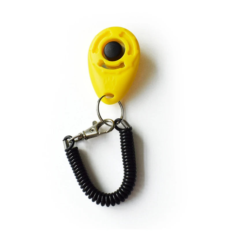 Dog & Cat Training Clicker with Wrist Strap – Pet Behavior Training Tool