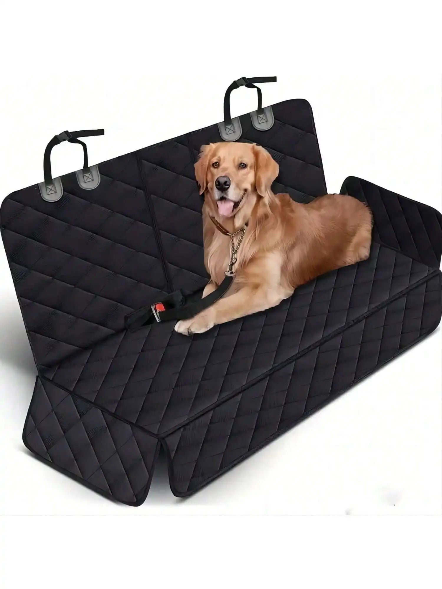 Waterproof Dog Car Seat Cover – Back Seat Protector for Pet Travel