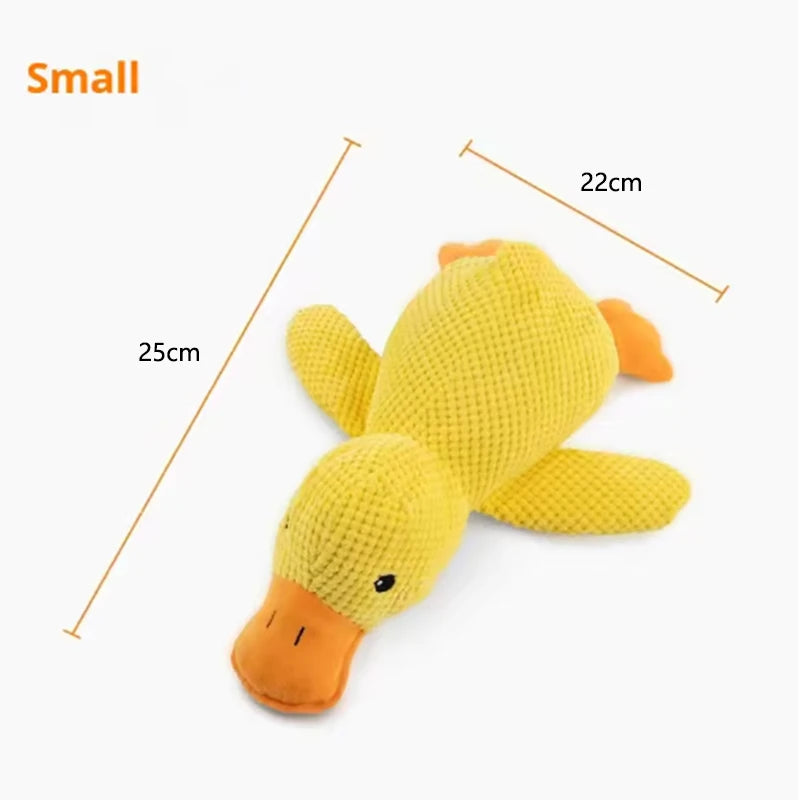 Plush Duck Dog Toy – Soft Interactive Chew & Cuddle Toy