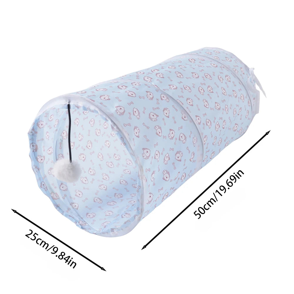 Foldable Cat Tunnel – Interactive Play & Exercise Toy