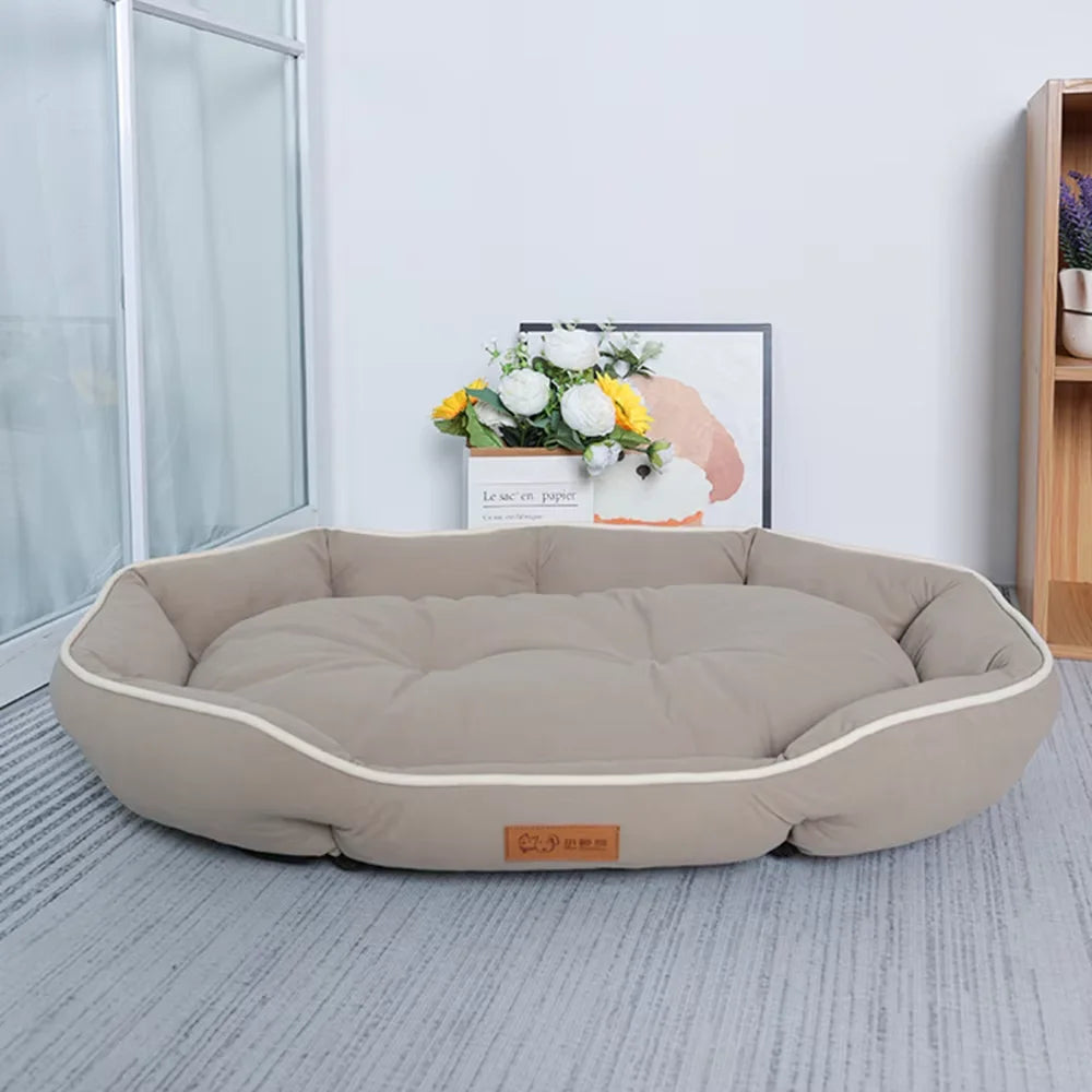 Large Comfortable Dog Bed – Soft Washable Pet Sofa for Dogs & Cats