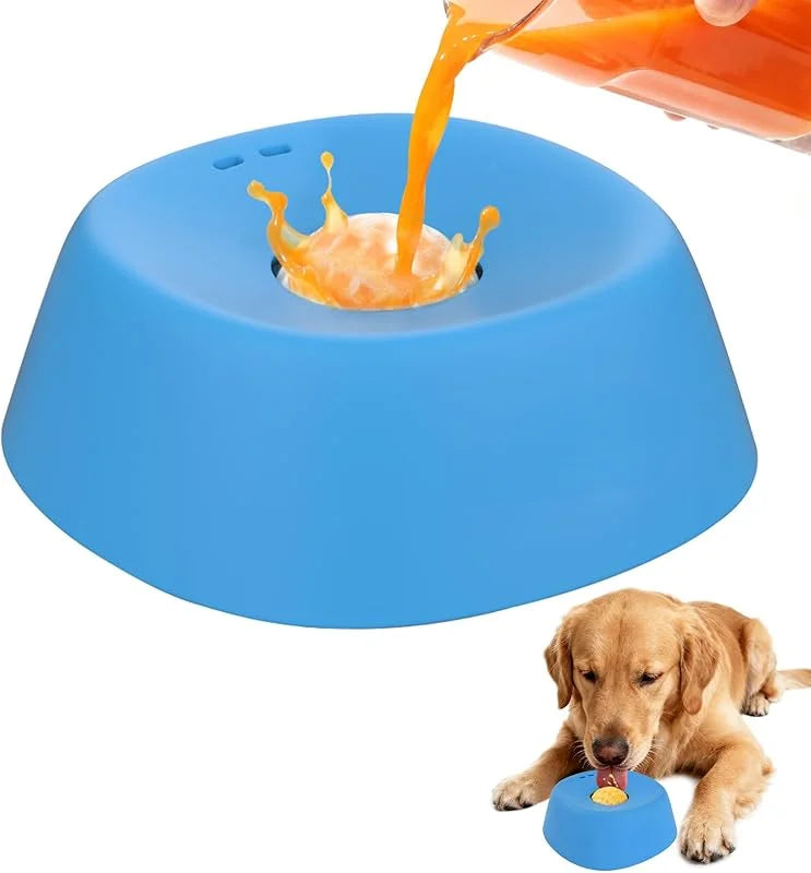 Anti-Choking Slow Feeder Dog Bowl – Non-Slip Lick Bowl for Treats, Yogurt & Broth