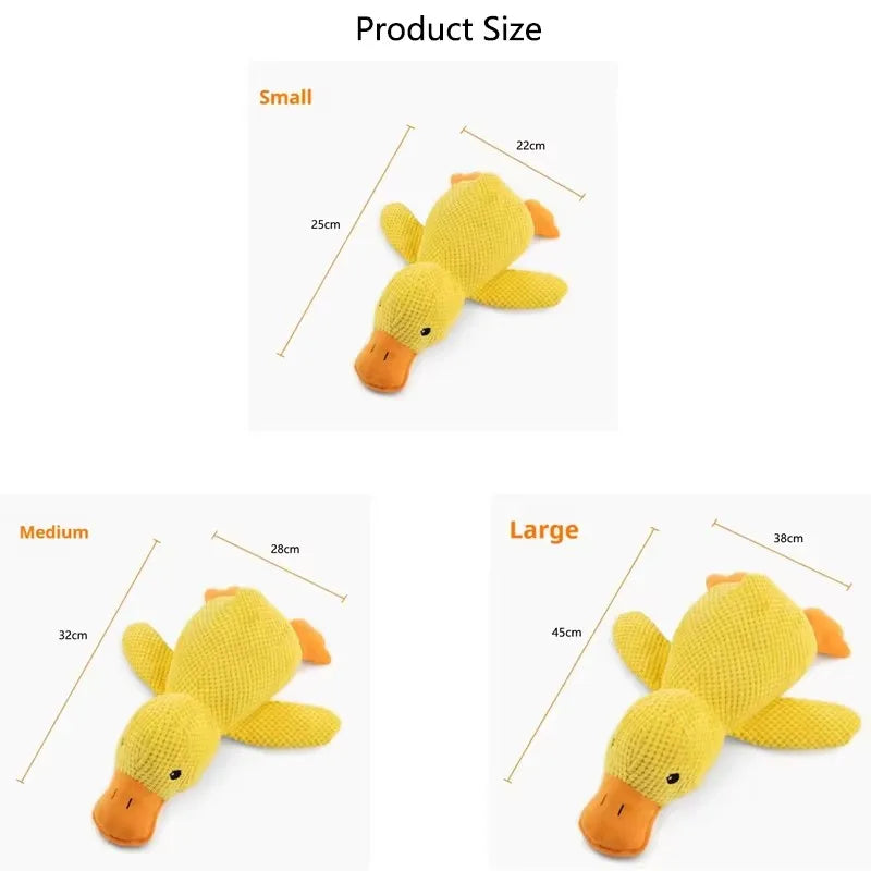 Plush Duck Dog Toy – Soft Interactive Chew & Cuddle Toy