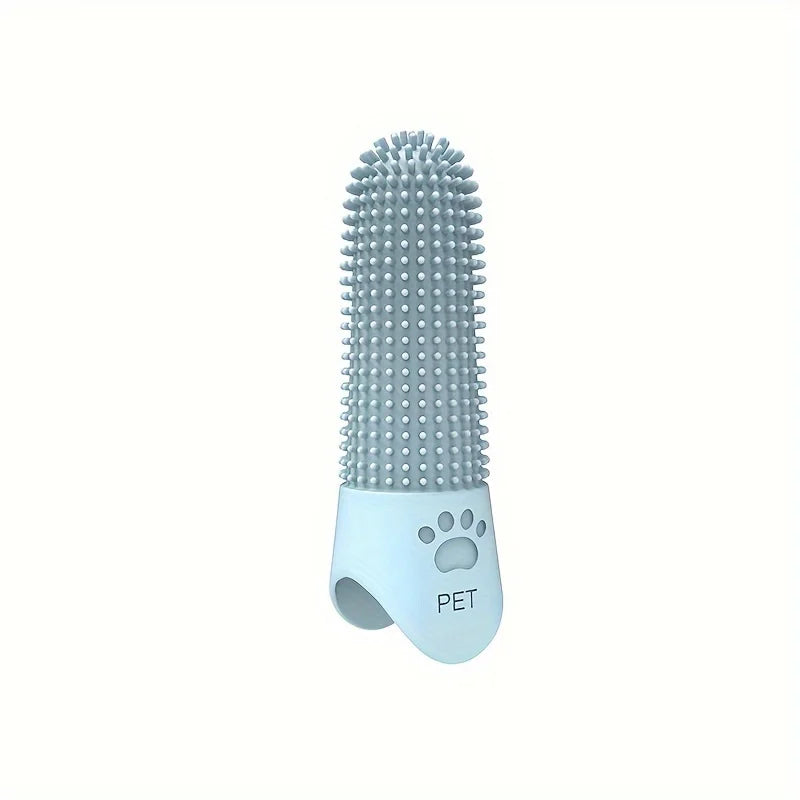360° Silicone Finger Toothbrush for Dogs & Cats – Gentle Dental Cleaning Brush