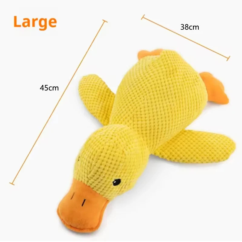 Plush Duck Dog Toy – Soft Interactive Chew & Cuddle Toy