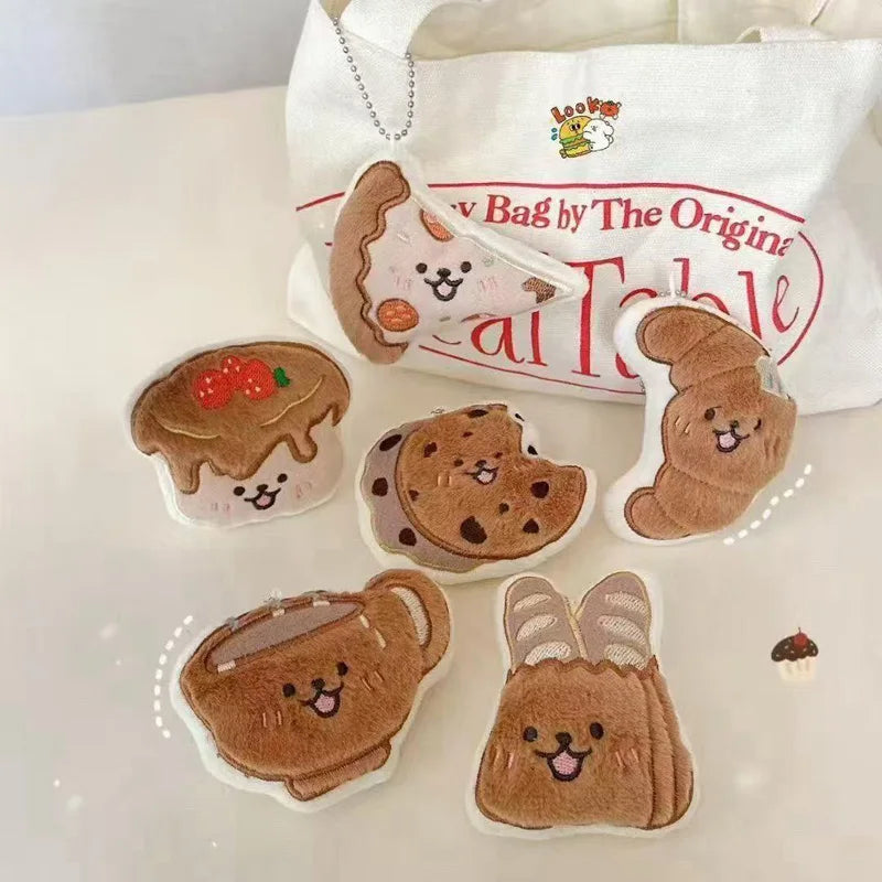 Cute Squeaky Plush Dog Toy – Fun Food-Shaped Puppy Toy