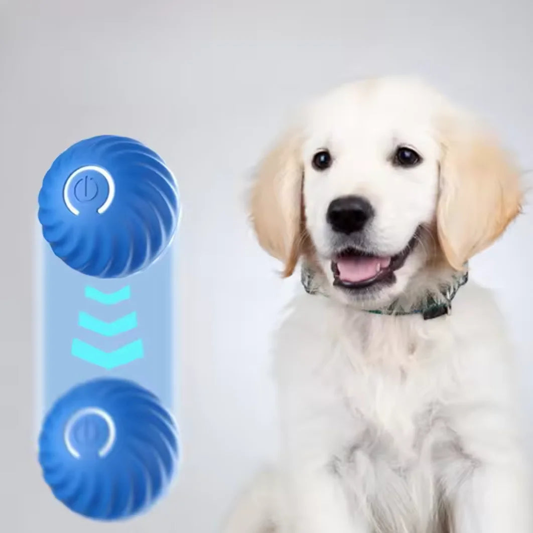 Smart Interactive Dog Ball – Rechargeable Automatic Rolling Toy