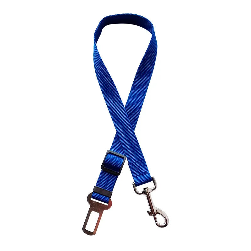 Adjustable Dog Car Seat Belt – Pet Safety Restraint Strap for Cars