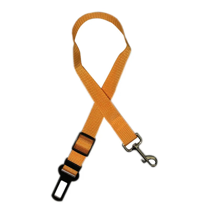 Adjustable Dog Car Seat Belt – Pet Safety Restraint Strap for Cars