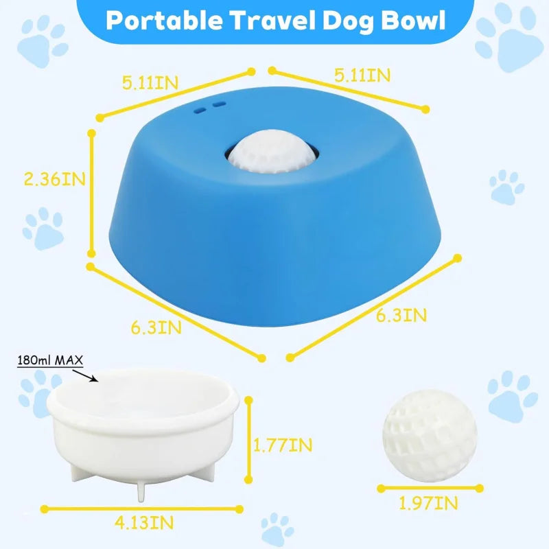 Anti-Choking Slow Feeder Dog Bowl – Non-Slip Lick Bowl for Treats, Yogurt & Broth