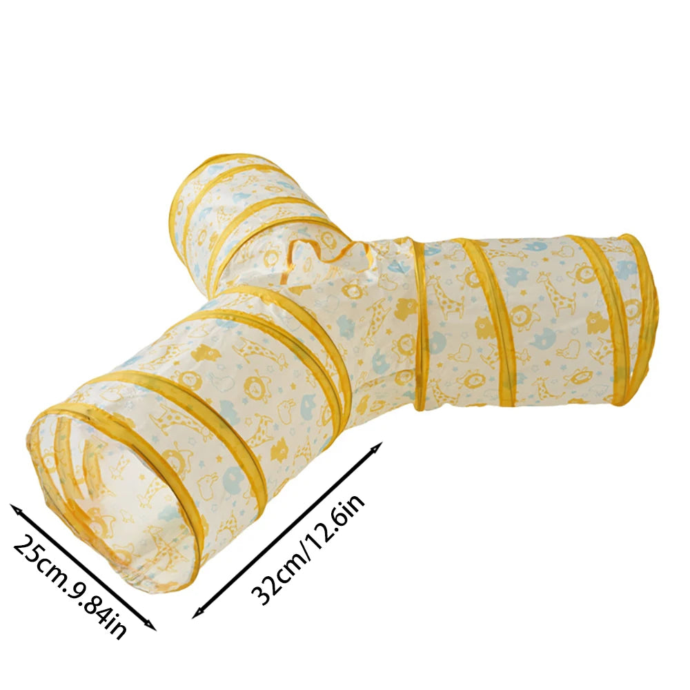 Foldable Cat Tunnel – Interactive Play & Exercise Toy
