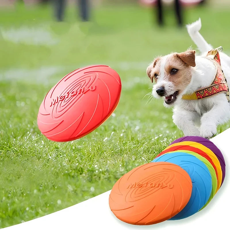Silicone Dog Flying Disc – Durable Outdoor Fetch & Training Toy