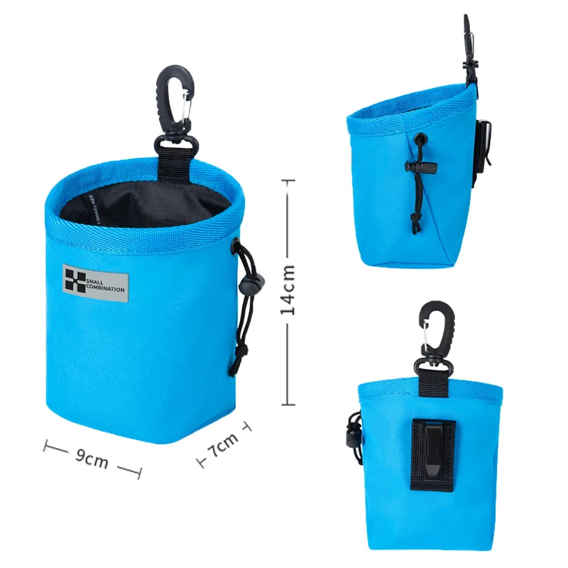Portable Dog Treat Training Bag – Clip-On Snack Pouch for Walks & Training