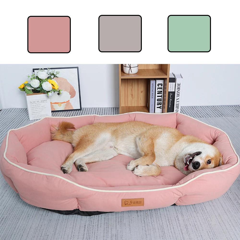 Large Comfortable Dog Bed – Soft Washable Pet Sofa for Dogs & Cats