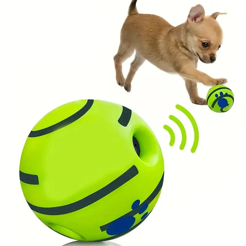 Interactive Giggle Ball for Dogs – Fun Rolling & Sound Toy