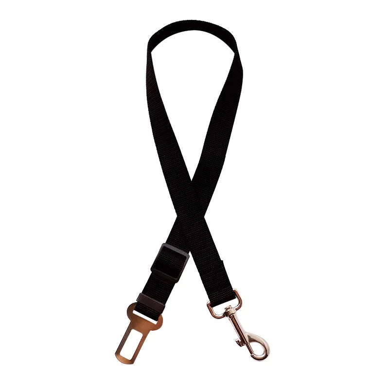 Adjustable Dog Car Seat Belt – Pet Safety Restraint Strap for Cars