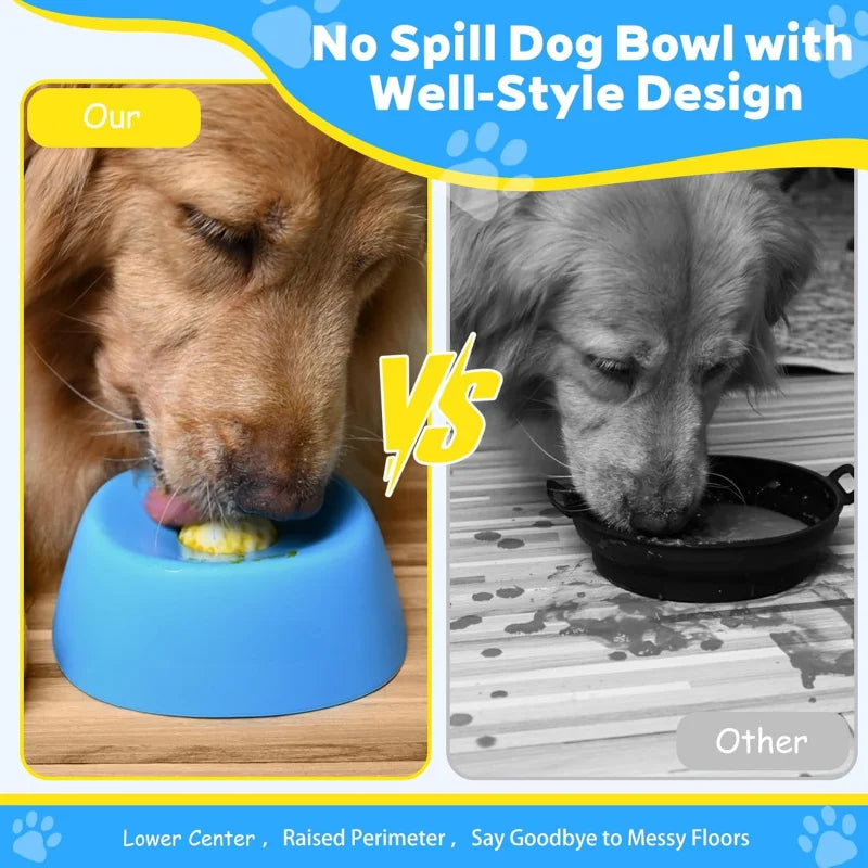 Anti-Choking Slow Feeder Dog Bowl – Non-Slip Lick Bowl for Treats, Yogurt & Broth
