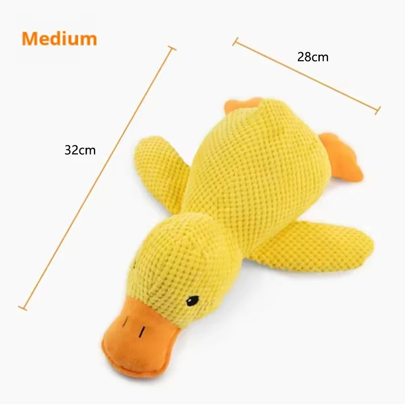 Plush Duck Dog Toy – Soft Interactive Chew & Cuddle Toy