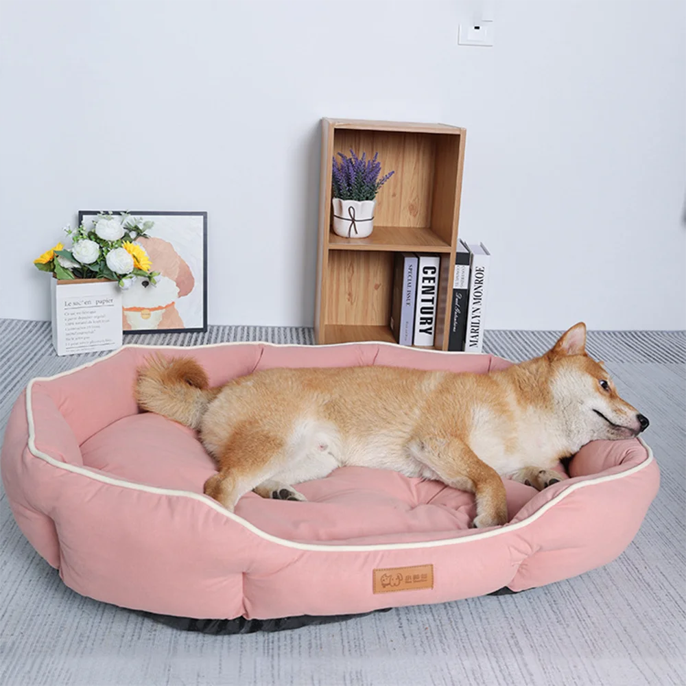 Large Comfortable Dog Bed – Soft Washable Pet Sofa for Dogs & Cats