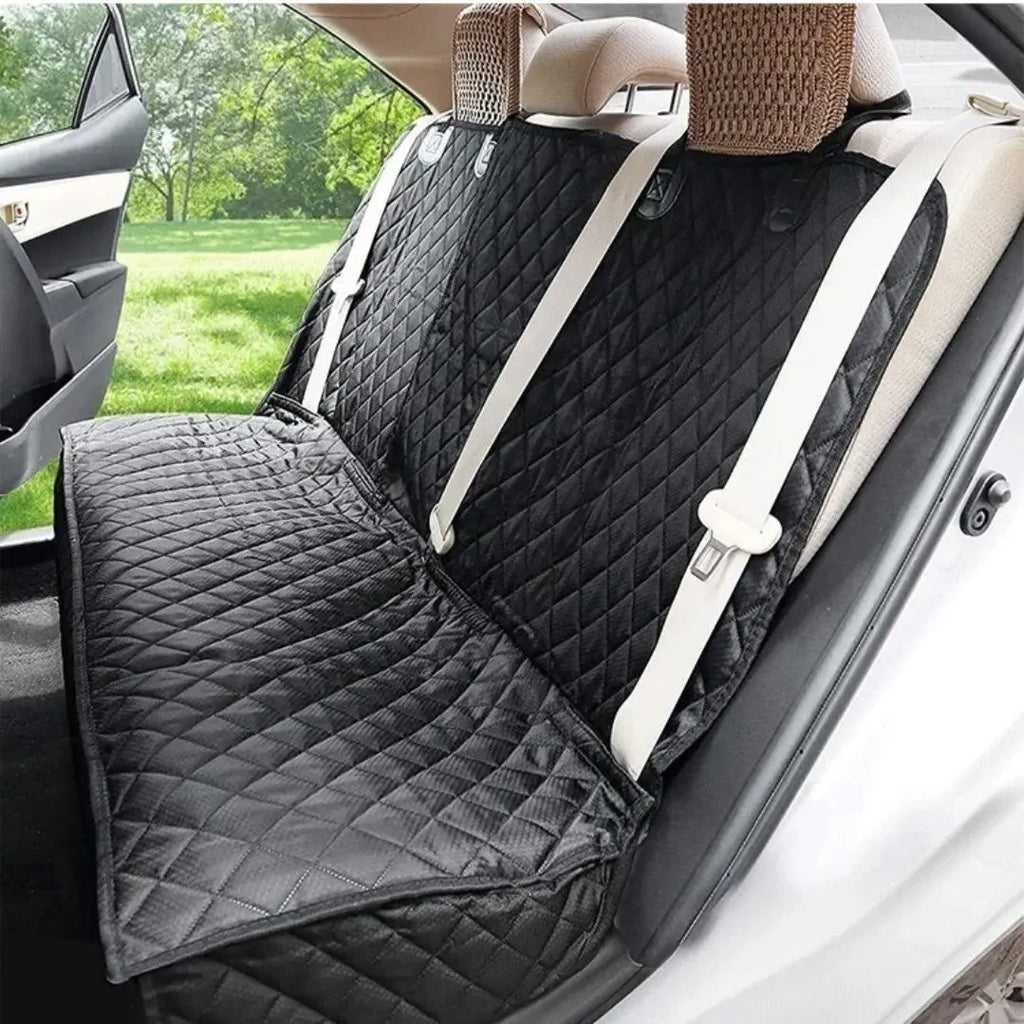 Waterproof Dog Car Seat Cover – Back Seat Protector for Pet Travel