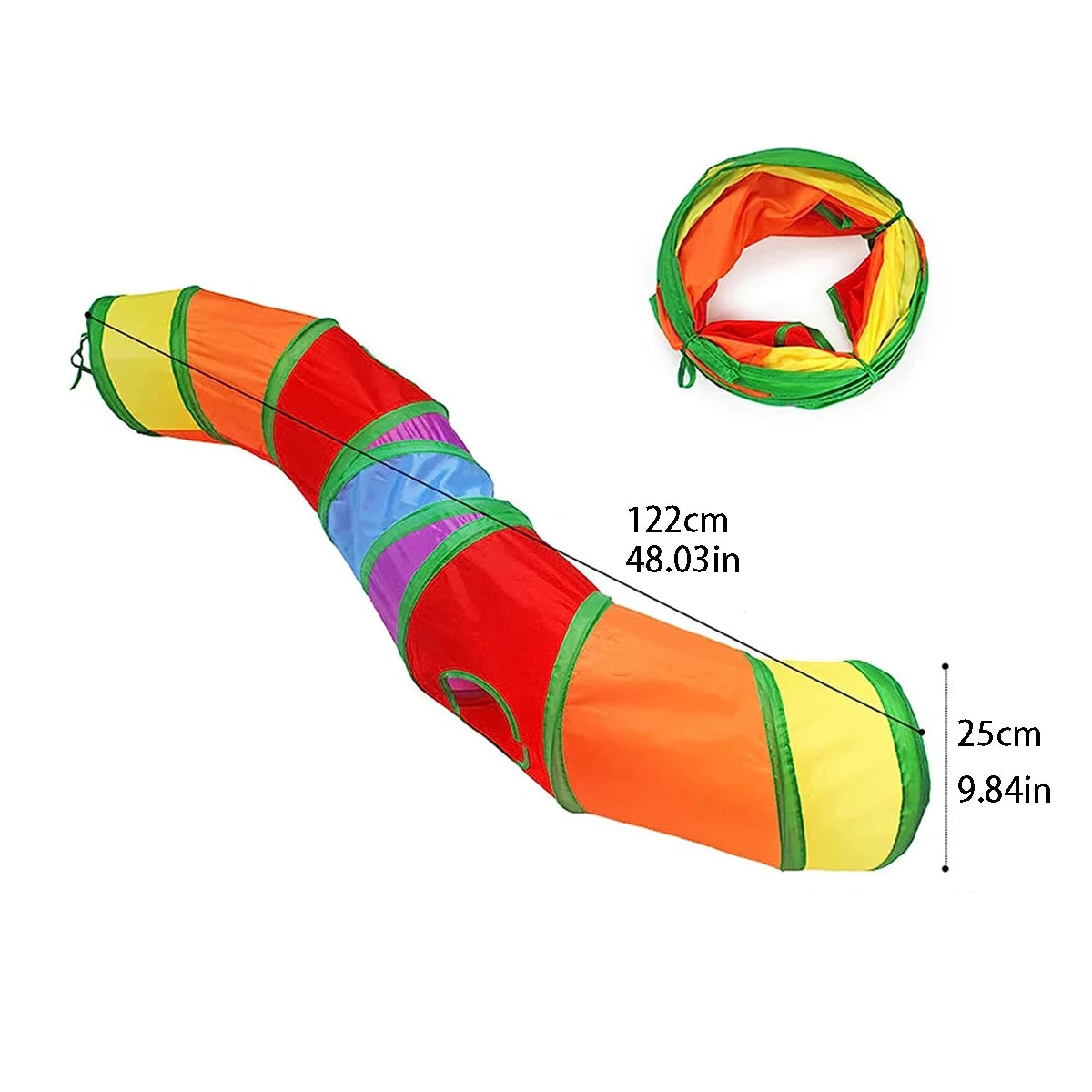 Foldable Cat Tunnel – Interactive Play & Exercise Toy