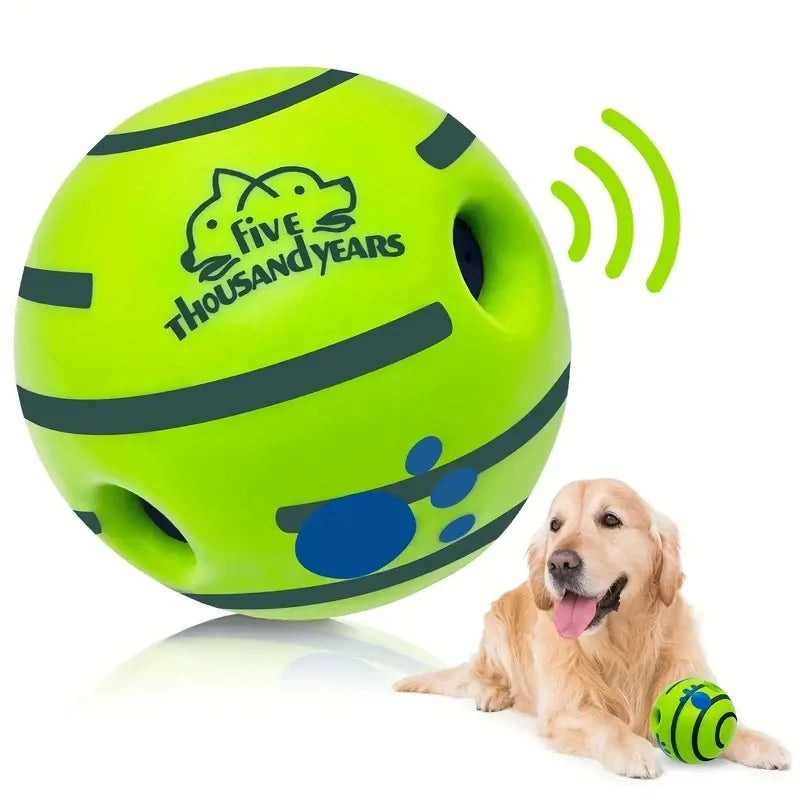 Interactive Giggle Ball for Dogs – Fun Rolling & Sound Toy