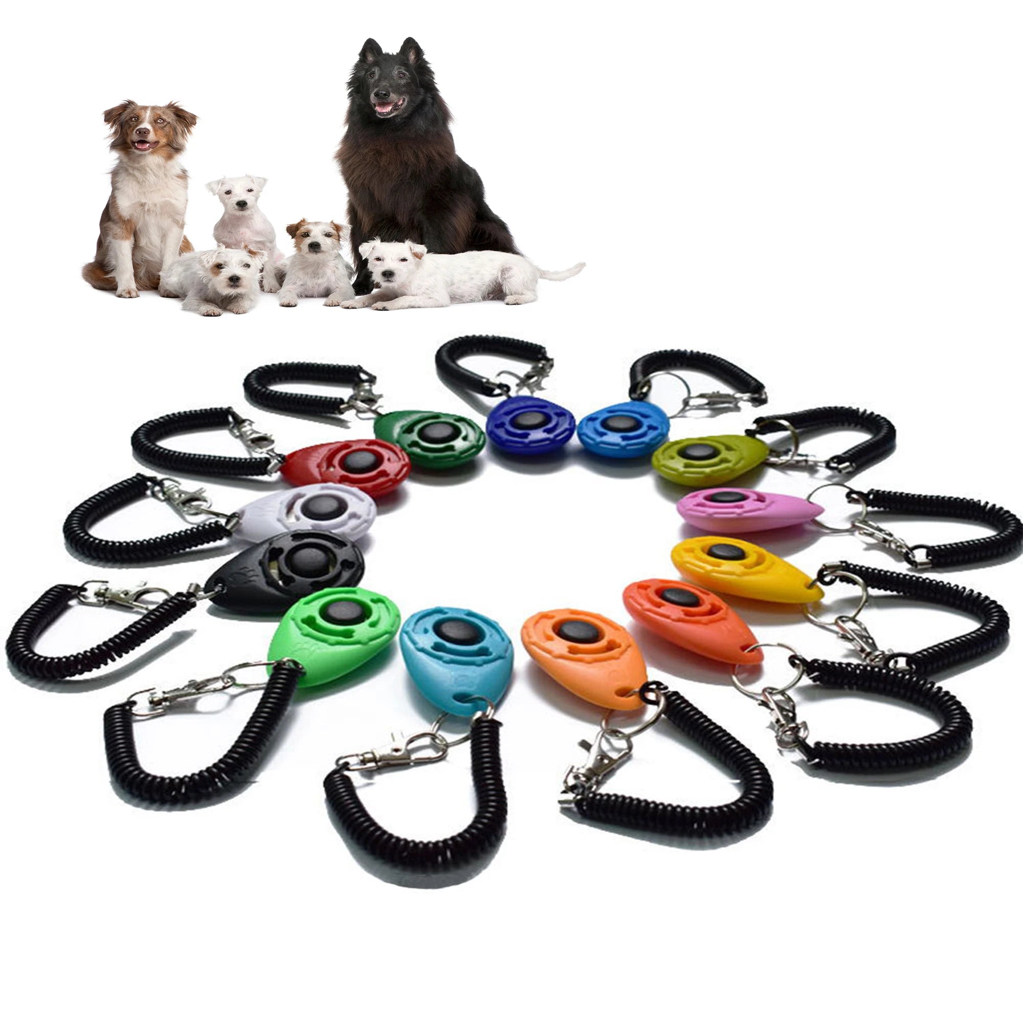 Dog & Cat Training Clicker with Wrist Strap – Pet Behavior Training Tool
