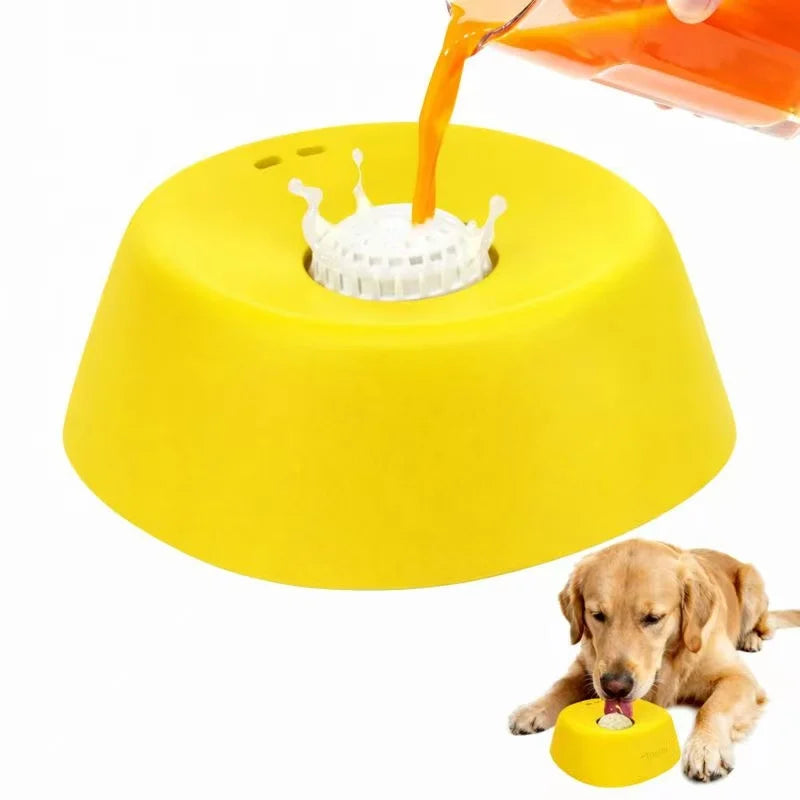 Anti-Choking Slow Feeder Dog Bowl – Non-Slip Lick Bowl for Treats, Yogurt & Broth