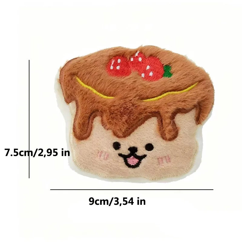 Cute Squeaky Plush Dog Toy – Fun Food-Shaped Puppy Toy