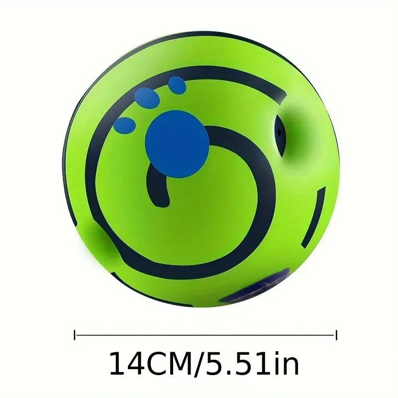 Interactive Giggle Ball for Dogs – Fun Rolling & Sound Toy