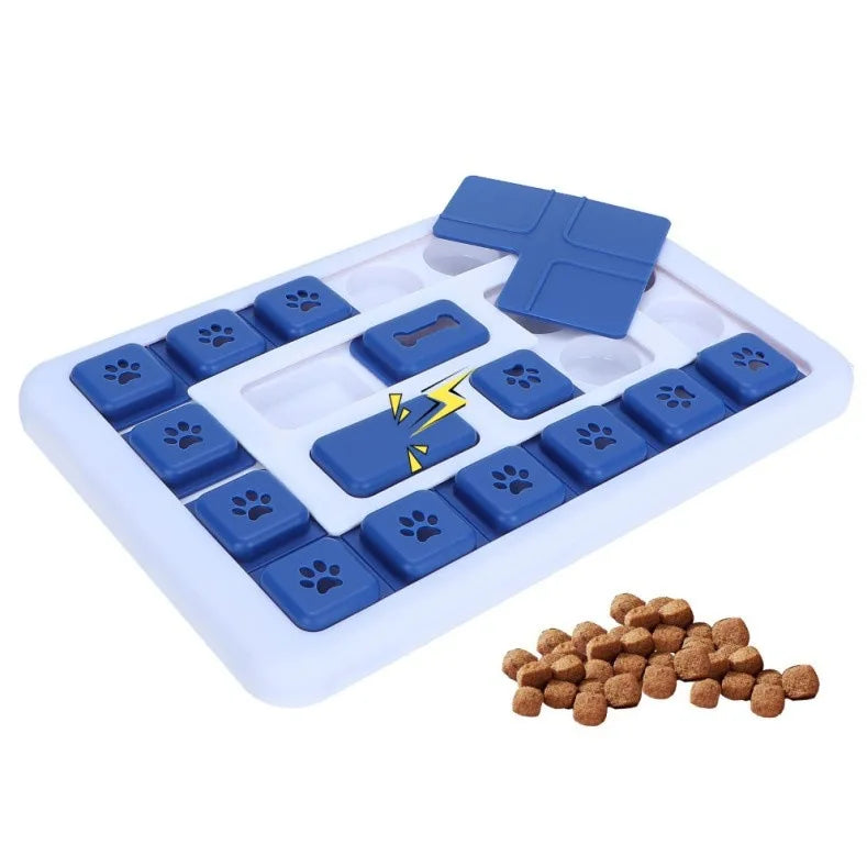 Interactive Dog Puzzle Slow Feeder Toy – IQ Training & Treat Dispenser
