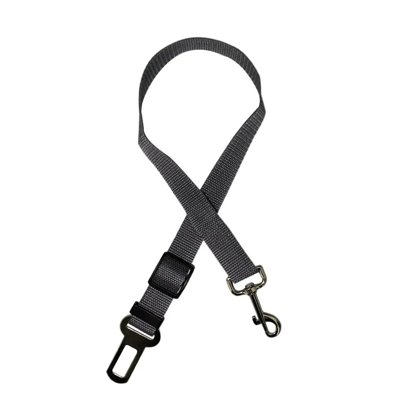 Adjustable Dog Car Seat Belt – Pet Safety Restraint Strap for Cars