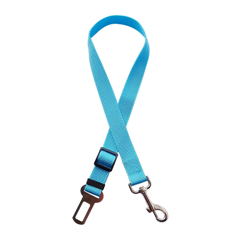 Adjustable Dog Car Seat Belt – Pet Safety Restraint Strap for Cars
